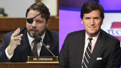 Dan Crenshaw Dan Crenshaw hat Tucker Carlson auf heissem Mikrofon