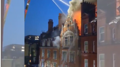 Das Feuer bricht im Promi Favoriten Chiltern Firehouse aus zwingt 100