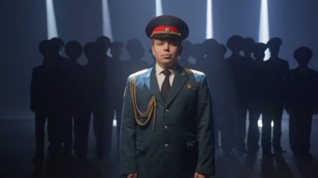 Der russische Militaerchor singt viraler Hit Sigma Boy Video