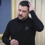 Der ukrainische Praesident Volodymyr Zelenskyy fordert Verbuendete auf in Mineralvermoegen