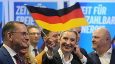 Deutschlandwahlen Auf Einwanderungsbedenken reiten und rechtsextreme AFD wird zur zweitgroessten