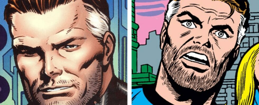 Die Comic Geschichte von Reed Richards Schnurrbart wie in den