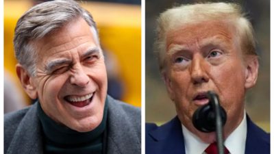 Donald Trump George Clooney George Clooneys ueberraschende Botschaft fuer Donald