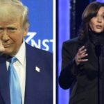 Donald Trump Kamala Harris Donald Trump und Kamala Harris erinnern