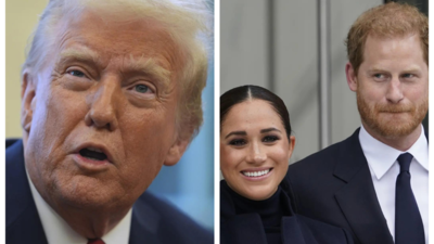 Donald Trump Meghan Markle ganz Grossbritannien lachte Reaktion auf Donald