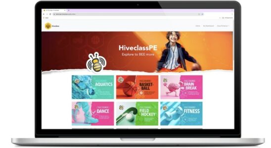 HiveClass eine Plattform fuer virtuelle PE Klassen fuer Kinder sammelt