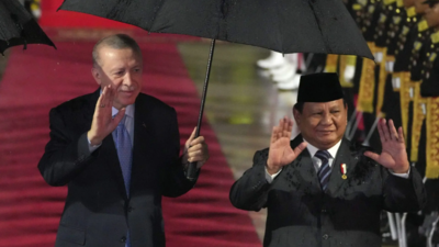 Indonesiens Prabowo die Tuerkei Erdogan