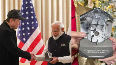 Narendra Modi Elon Musks Space Relic Geschenk an PM Modi