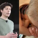 Sam Altman OpenAI CEO Sam Altman begruesst das erste Kind