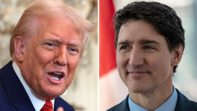 Was zum Puck Trump Trudeau Troll und verspotten sich ueber