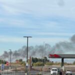 Zwei Flugzeuge kollidieren in der Luft in den US Arizona