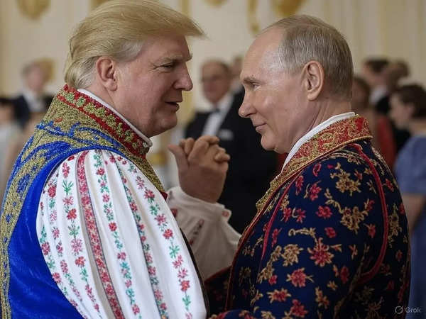 Donald Trump und Vladimir Putin (KI-Bild erzeugt von GROK-3)