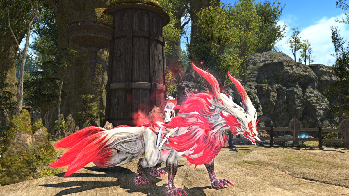 Kyubi Mount in Final Fantasy XIV