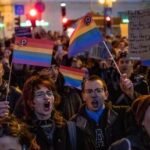 Abgeordnete in der EU Laenderabstimmung um LGBTQ Paraden zu verbieten