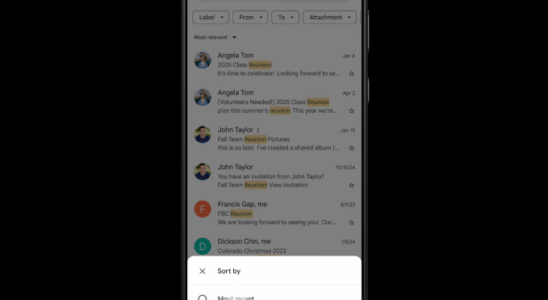 Die neue KI Suche von Google Mail sortiert jetzt E