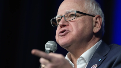 Diese Leute haben keinen Sinn fuer Humor Tim Walz Backtracks