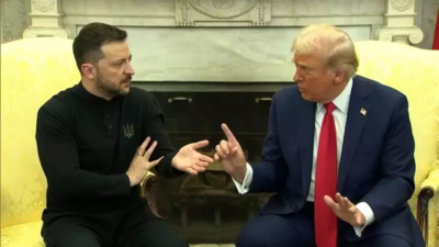 Donald Trump sagt Zelenskyy habe Geld von uns wie Suessigkeiten