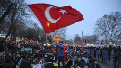 Ekrem Imamoglu Oppositionsfuehrer der Tuerkei besucht inhaftiert Istanbul Buergermeister Ekrem