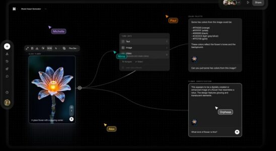 Flora baut eine KI angetriebene unendliche Leinwand fuer kreative Fachkraefte