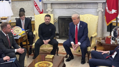 Oval Office Konfrontation Trump Zelenskyy Meet Signals Signals Grenzen der westlichen Macht