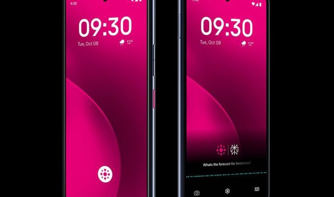 T Mobile und Verwirrung kuendigen neue AI Telefon fuer unter 1000 US Dollar