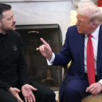 Trump bring Zelensky an seine Stelle Weisses Haus