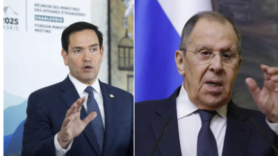 US Staatssekretaerin Marco Rubio Russlands Sergei Lavrov diskutieren naechste Schritte