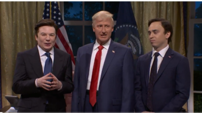 WATCH Saturday Night Live Mocks Donald Trump ueber Elon Musk