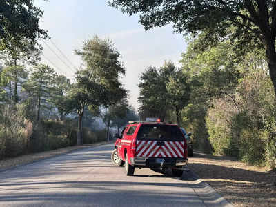 Wildfire Engulfs Carolinas Braende doppelt in der Groesse ueber Nacht