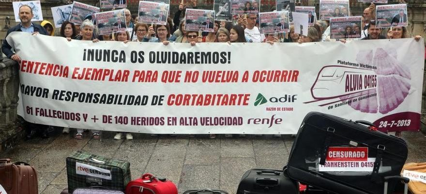 Des proches et des victimes dAlvia demandent a Santiago verite