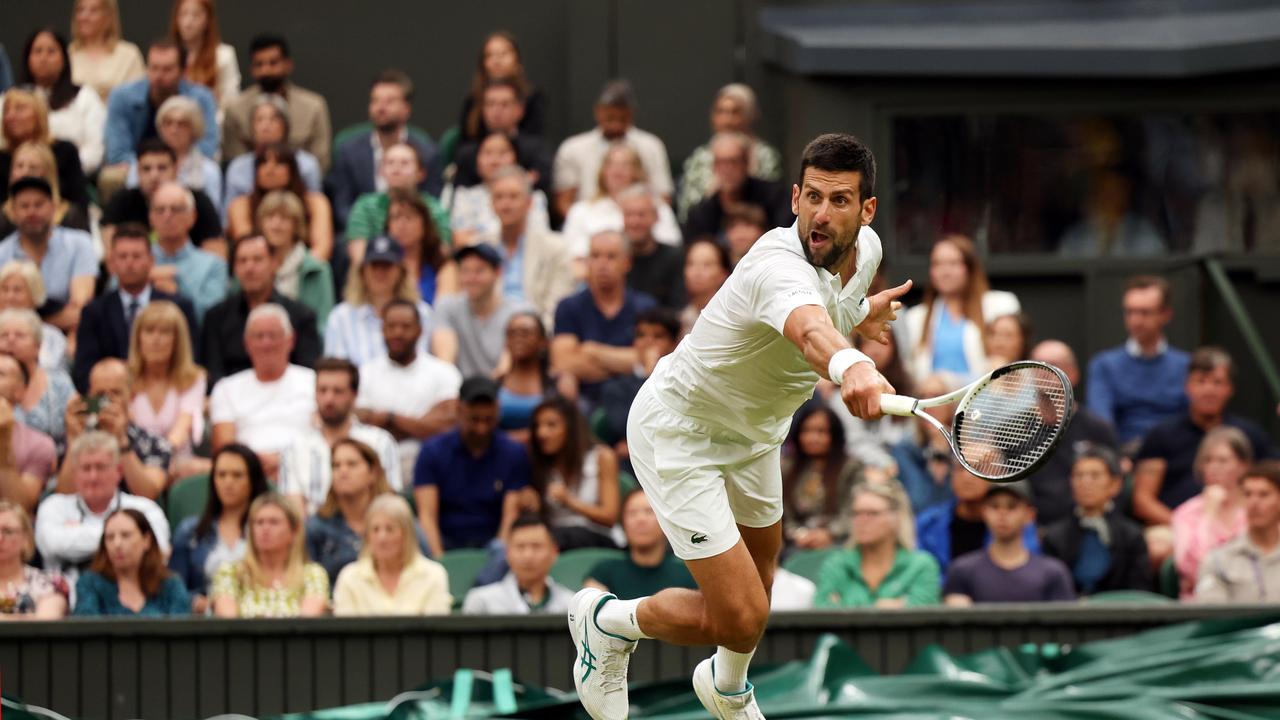 Image de la vidéo : Résumé : Djokovic en finale de Wimbledon pour la neuvième fois