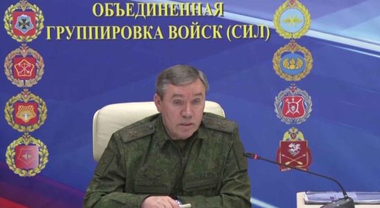 Le general Gerasimov chef de larmee russe apparait pour la