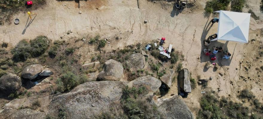 Les fouilles reprennent sur un ancien site mesolithique a Los