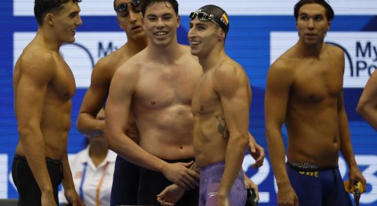 Luis Dominguez est ecarte du 200 metres nage libre de