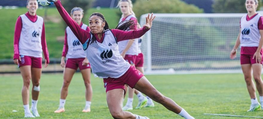 Salma Paralluelo suivant la piste aragonaise en Coupe du monde