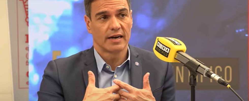 Sanchez encourage les gens a voter pour le PSOE et