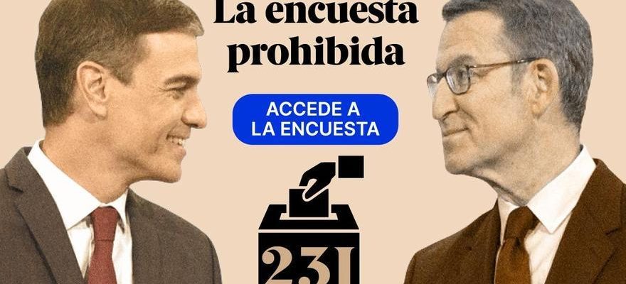 Sondage interdit des elections generales Espagne 2023 dernier sondage en