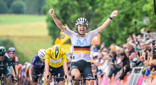 TOUR DE FRANCE FEMININ Movistar remporte la deuxieme etape