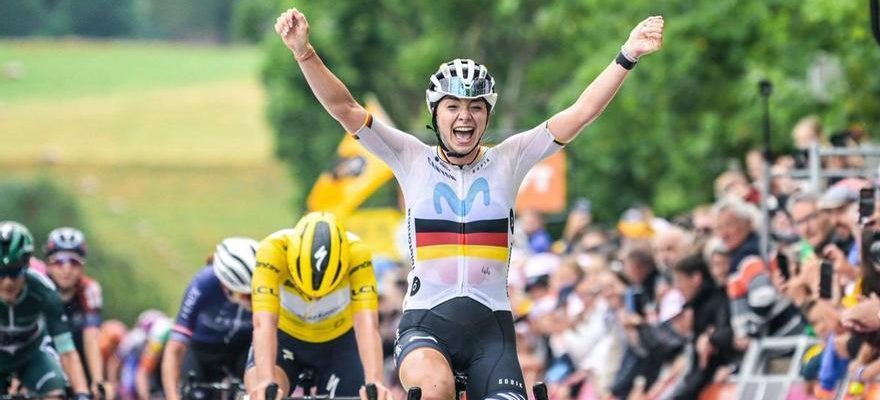 TOUR DE FRANCE FEMININ Movistar remporte la deuxieme etape