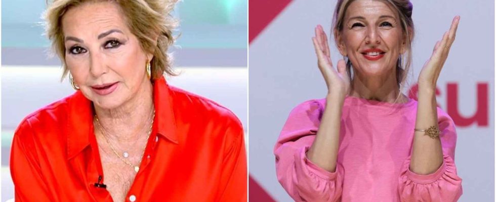 la guerre entre Ana Rosa et Yolanda Diaz avant leur