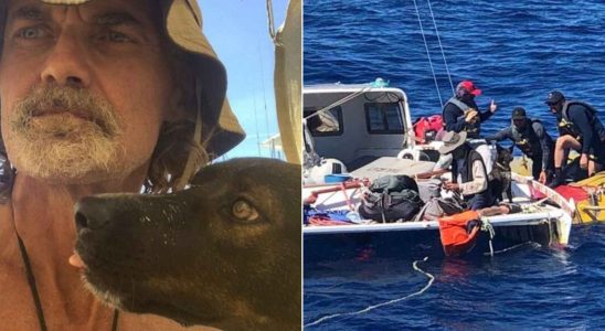 un marin et son chien survivent a 3 mois perdus