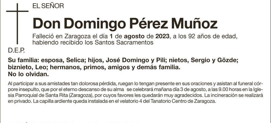 Domingo Perez Munoz