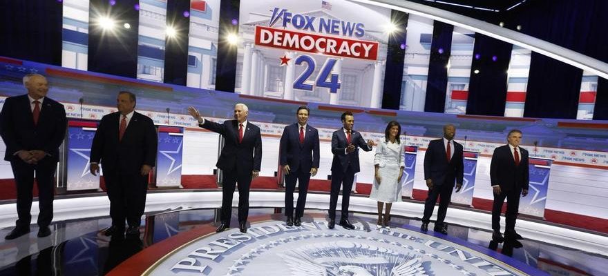 ELECTIONS AUX ETATS UNIS Trump labsent present dans un debat