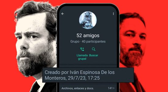 Espinosa a cree un groupe WhatsApp 10 jours avant de