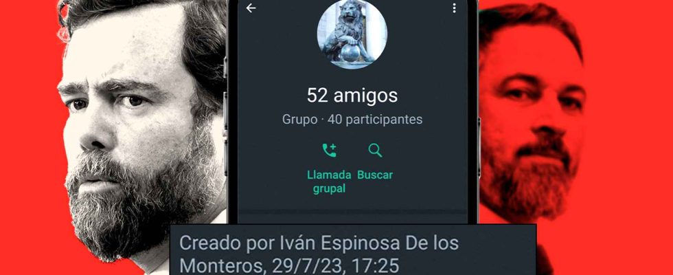 Espinosa a cree un groupe WhatsApp 10 jours avant de