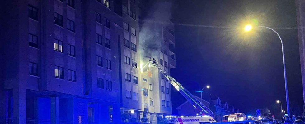 Explosion a Valladolid en direct