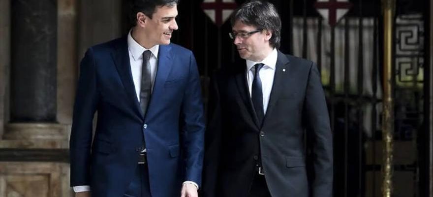 NEGOCIATIONS DINVESTISSEMENT Le jour ou Sanchez et Puigdemont se