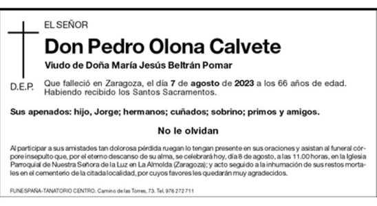 Pedro Olona Calvete