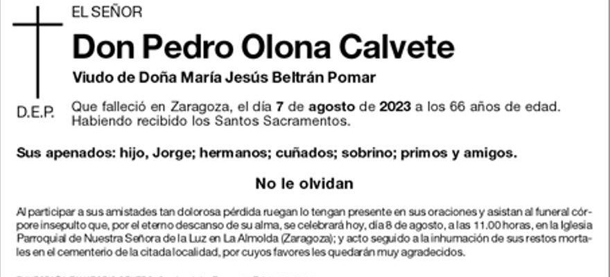 Pedro Olona Calvete