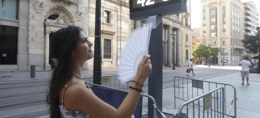 Saragosse depasse les 42 degres dans une canicule qui ne